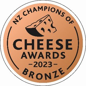 Bronze medal, Organic Gouda, NZ Cheese Awards 2023