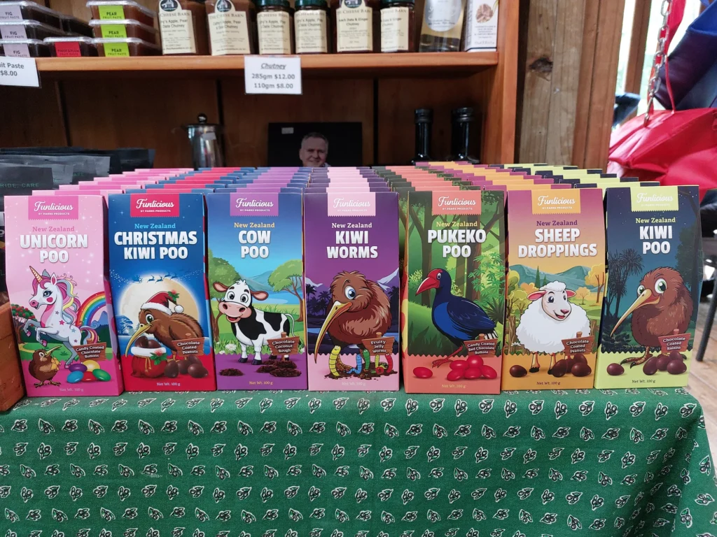 Sweets and lollies in the Cheese Barn shop